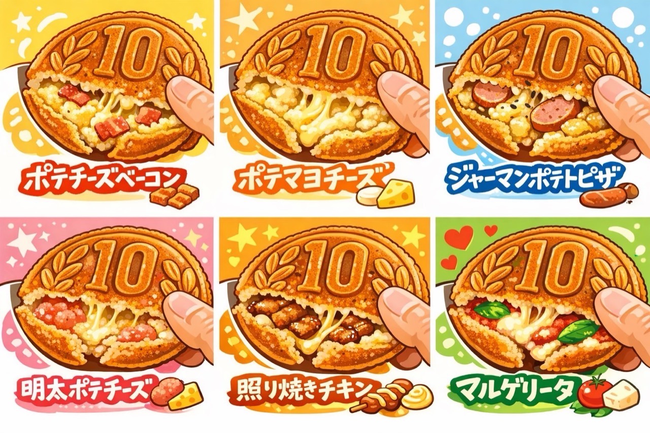 だいとちょるの10円パンおかず系メニュー表